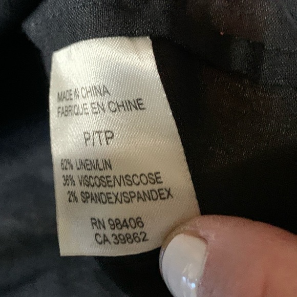 Theory Black Button down shirt - Picture 4 of 5